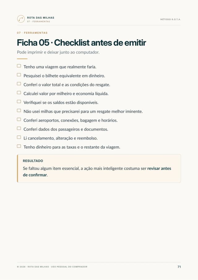 Checklists e fichas práticas — página 2