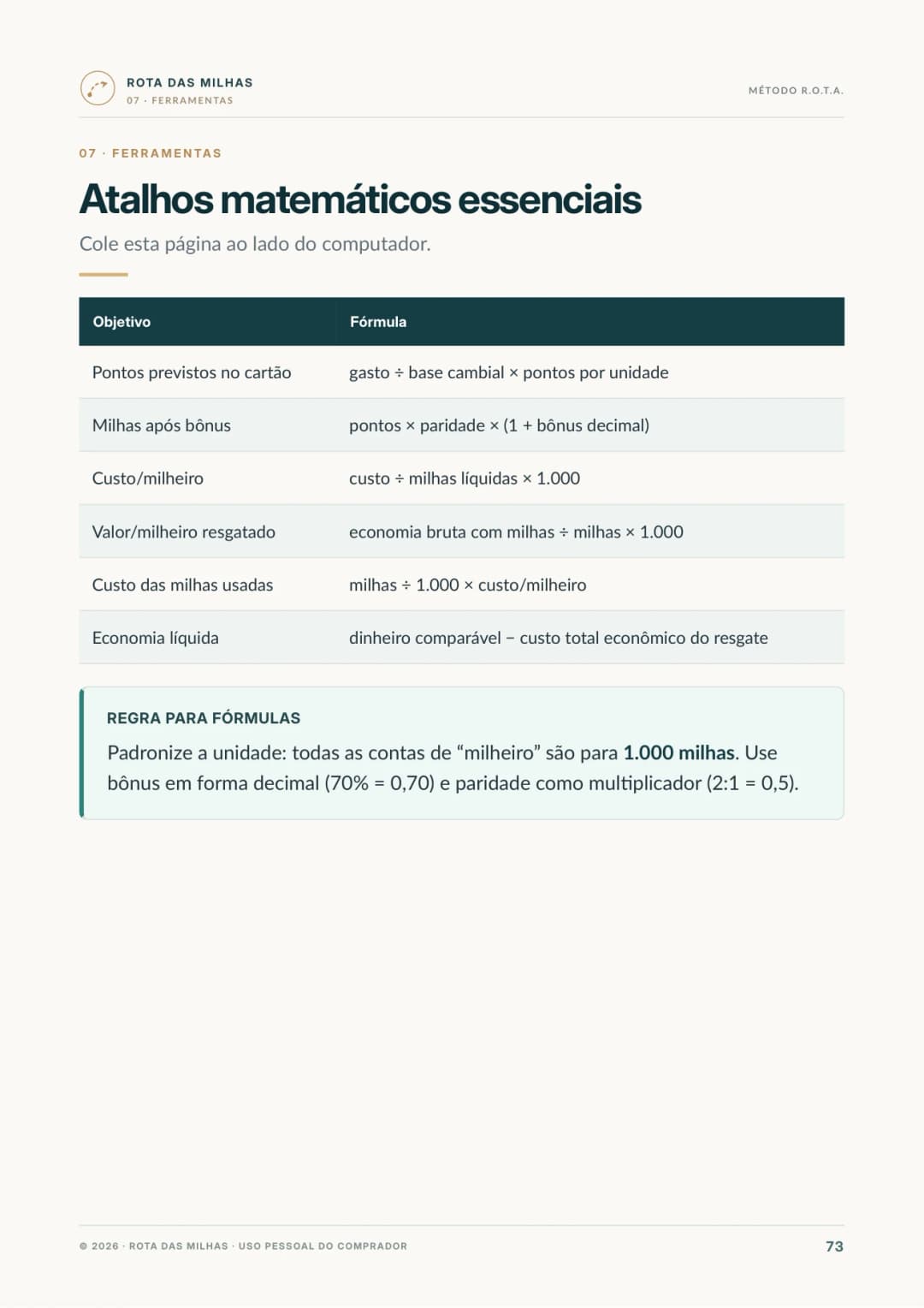 Atalhos Matemáticos Essenciais